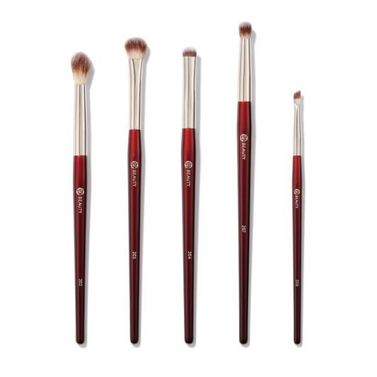BK BEAUTY Eyeshadow Brush Set for Hooded & Smaller Eyes, 5 Brushes