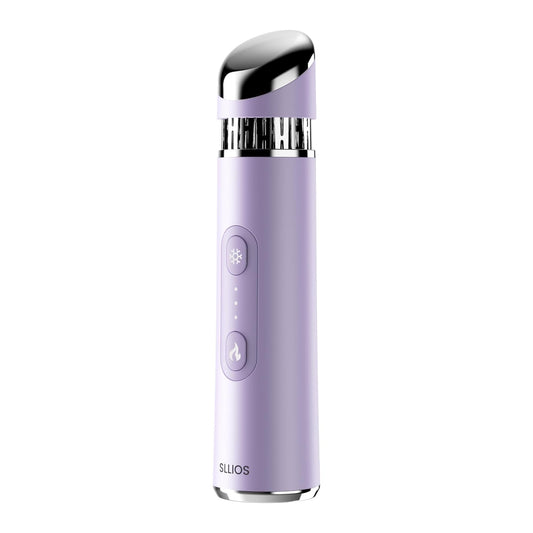 Depuffing Wand for Eyes & Face,2-In-1 Heat & Cold Face Massager