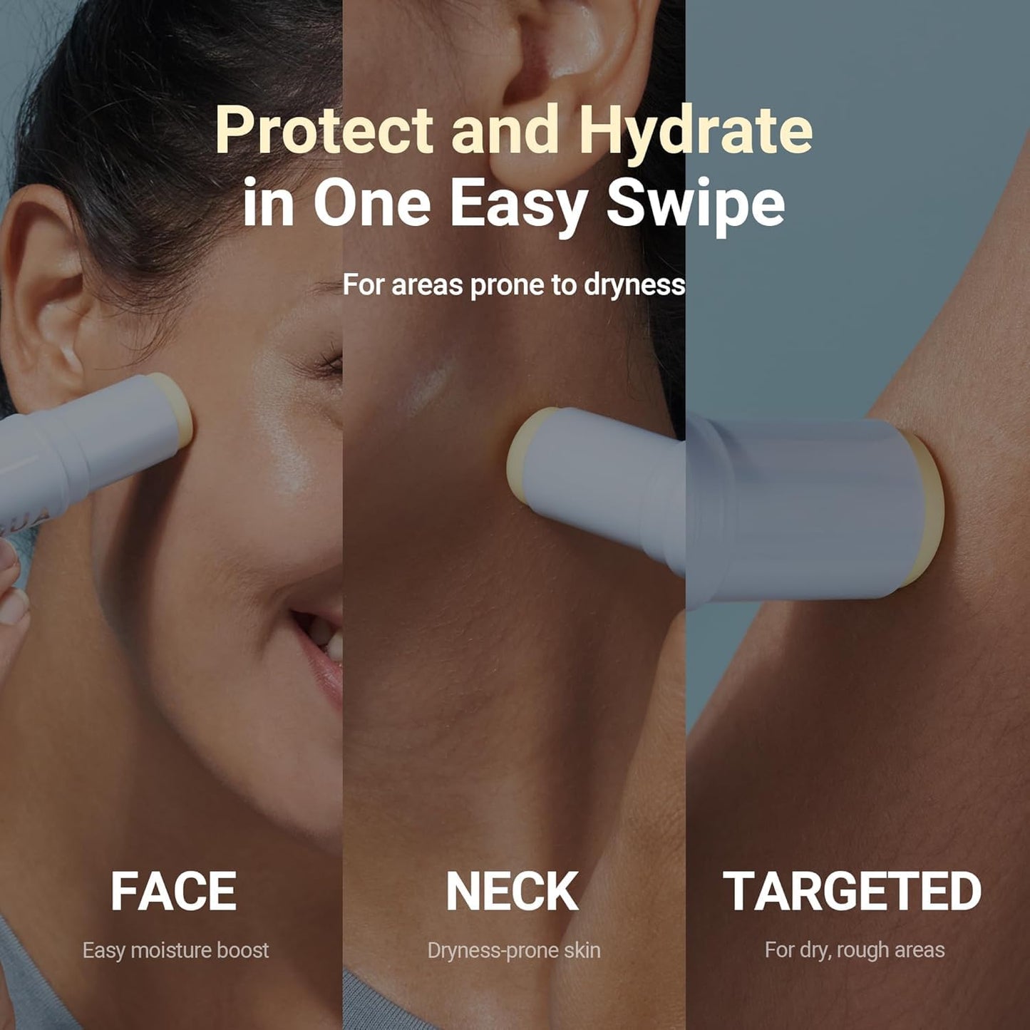 KAHI Wrinkle Bounce Multi Balm Stick - PDRN Collagen Facial & Body Balm | PDRN + Collagen, 48-Hour Hydration, Multi-Purpose Balm, Face Care, Eye Care, Lip Care, Neck Care, Makeup Base, Portable Stick