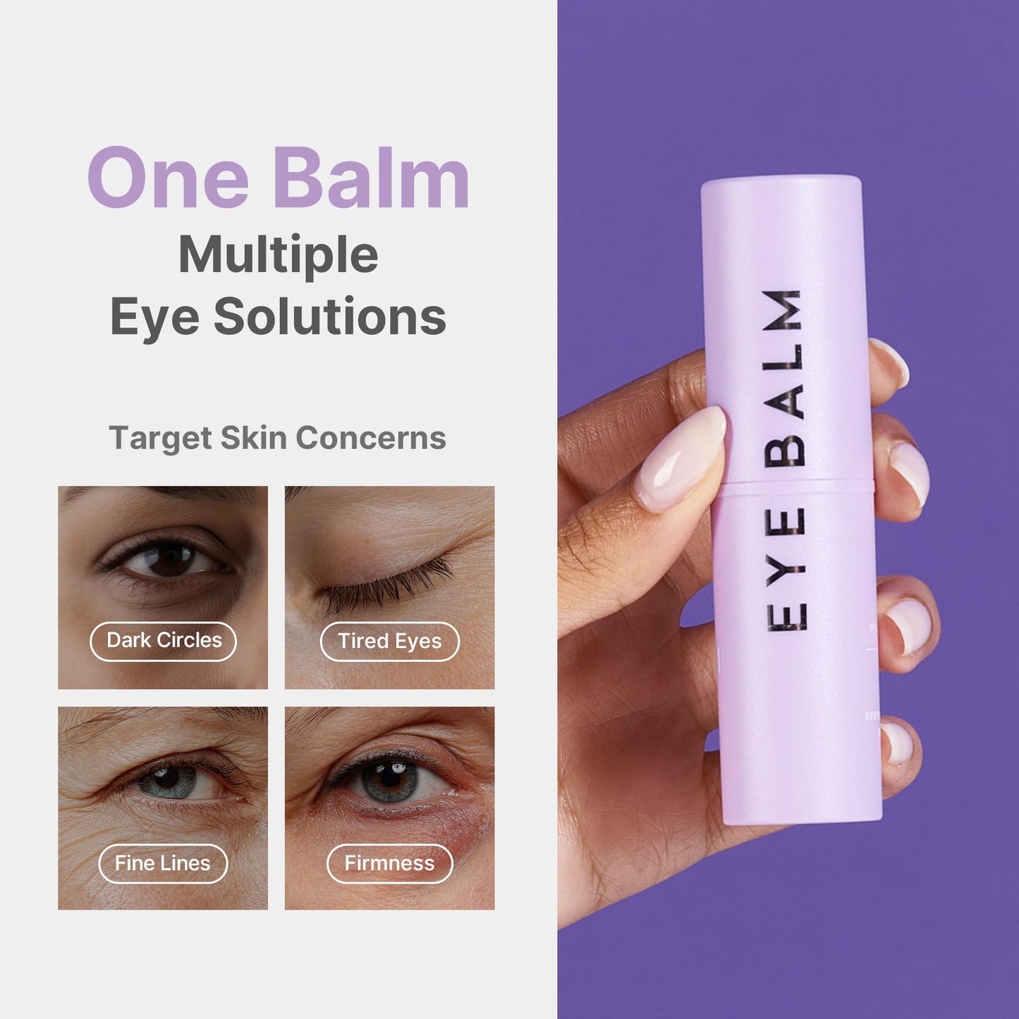 KAHI Wrinkle Bounce Multi Balm Stick - PDRN Collagen Facial & Body Balm | PDRN + Collagen, 48-Hour Hydration, Multi-Purpose Balm, Face Care, Eye Care, Lip Care, Neck Care, Makeup Base, Portable Stick